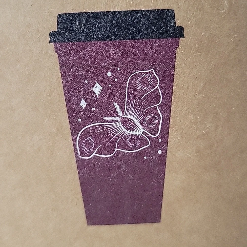 Starbucks 2018 Spooky Halloween Moth Reusable Hot Cup Brand New 16 Oz
